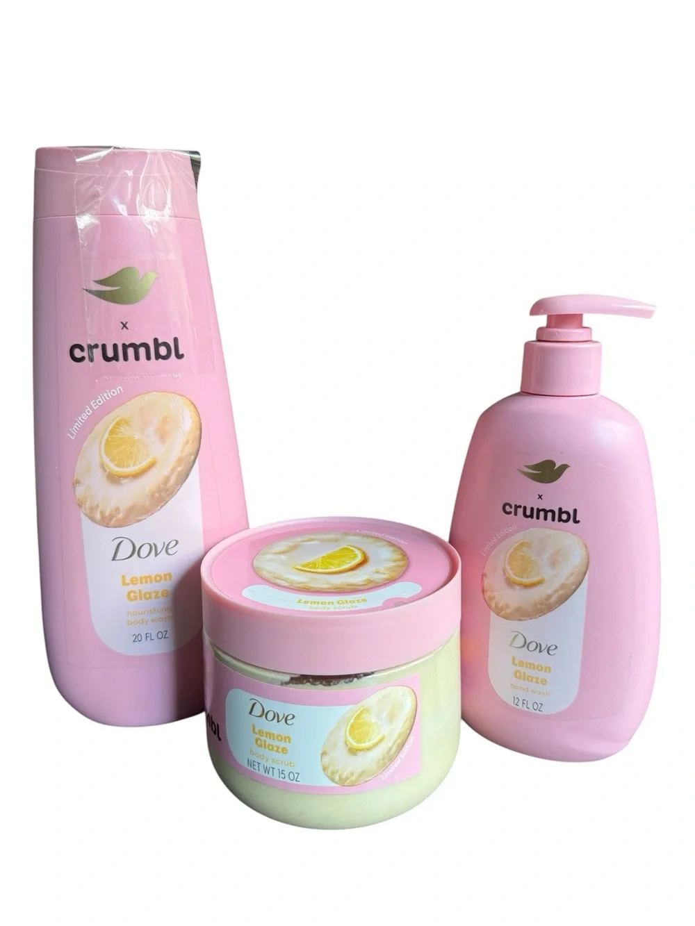 Dove x Crumbl Lemon Glaze Bath Set - You Choose Yours